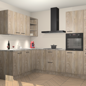 Cantaro Eiken keuken Cognac 99592