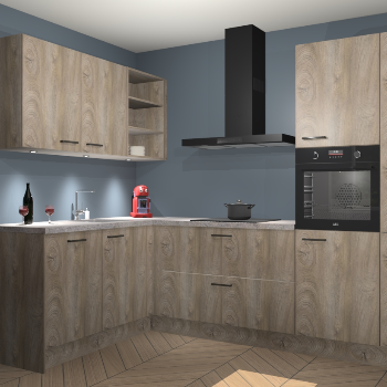 Cantaro Eiken keuken Cognac 99599