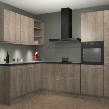 Cantaro Eiken keuken Cognac 99602