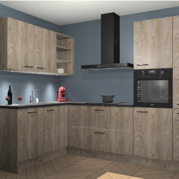 Cantaro Eiken keuken Cognac 99605