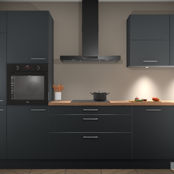 Onyxgrijze keuken Parijs 98560