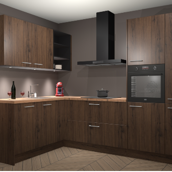 Noten keuken Cognac 99289