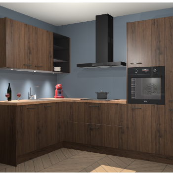 Noten keuken Cognac 99293