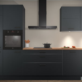 Onyxgrijze keuken Parijs 98565