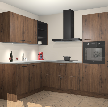 Noten keuken Cognac 99357