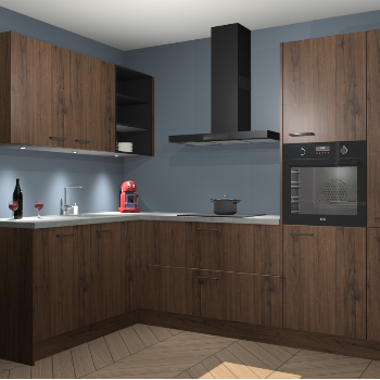 Noten keuken Cognac 99358