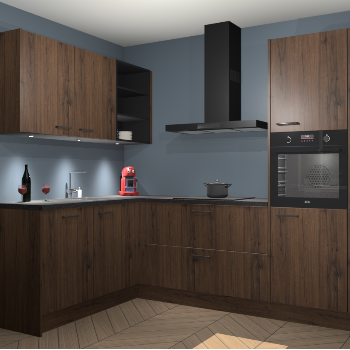 Noten keuken Cognac 99364