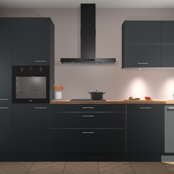 Onyxgrijze keuken Parijs 98561