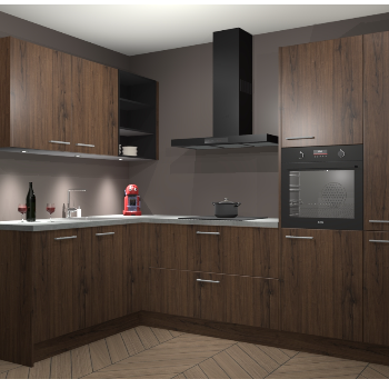 Noten keuken Cognac 99354