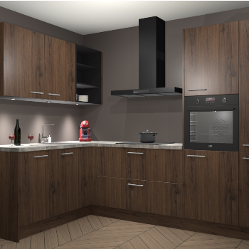 Noten keuken Cognac 99366