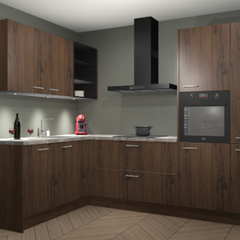 Noten keuken Cognac 99367