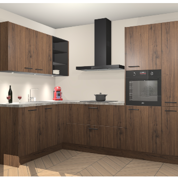 Noten keuken Cognac 99369