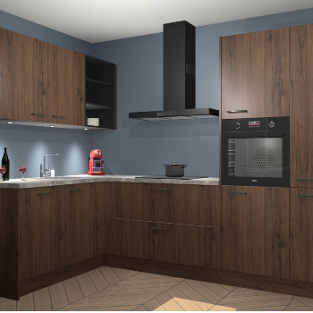 Noten keuken Cognac 99370