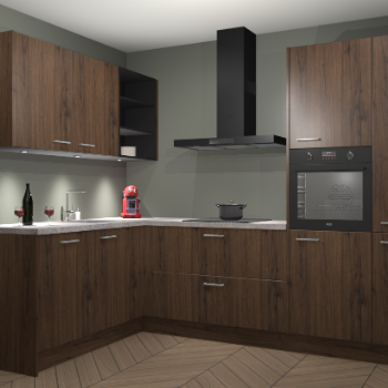 Noten keuken Cognac 99373