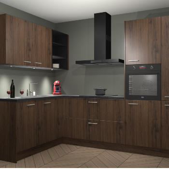 Noten keuken Cognac 99379
