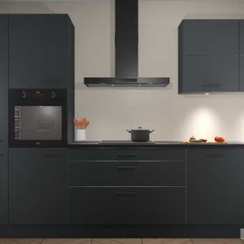 Onyxgrijze keuken Parijs 98608