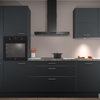 Onyxgrijze keuken Parijs 98623