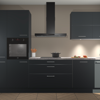 Onyxgrijze keuken Parijs 98647