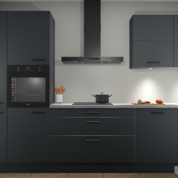 Onyxgrijze keuken Parijs 98650