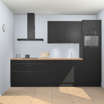 Zwarte keuken Havana 21203