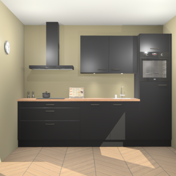 Zwarte keuken Havana 100240