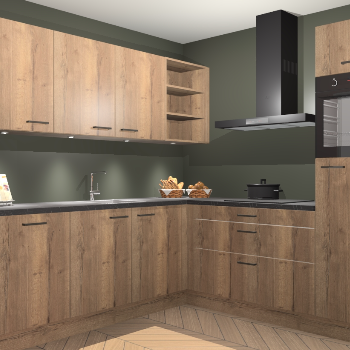 Chocolade eiken keuken Luanda 100714