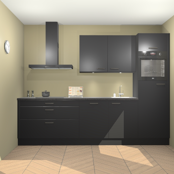 Zwarte keuken Havana 100346