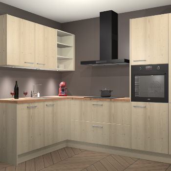 Vuren keuken Cognac 99643