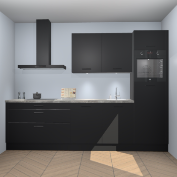 Zwarte keuken Havana 100357