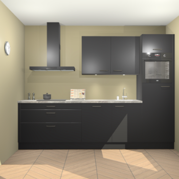 Zwarte keuken Havana 100358