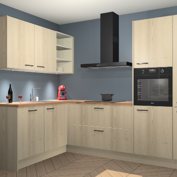 Vuren keuken Cognac 99647