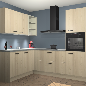 Vuren keuken Cognac 99673