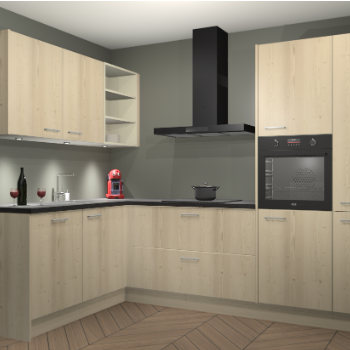 Vuren keuken Cognac 99676