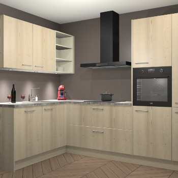 Vuren keuken Cognac 99681