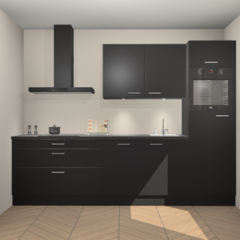 Zwarte keuken Havana 100374