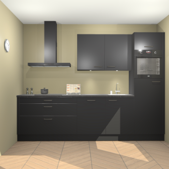 Zwarte keuken Havana 100377