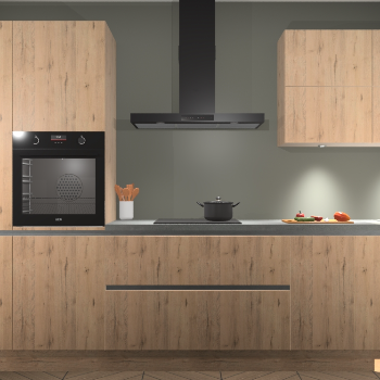 Madera Natuur greeploze keuken Parijs 98859