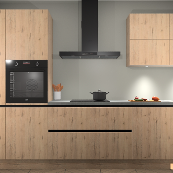 Madera Natuur greeploze keuken Parijs 98862