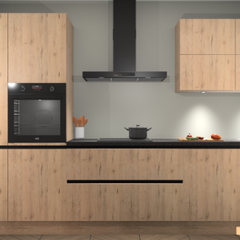 Madera Natuur greeploze keuken Parijs 98889