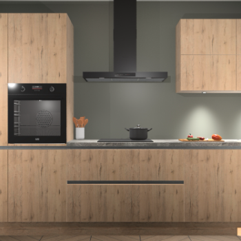 Madera Natuur greeploze keuken Parijs 98928