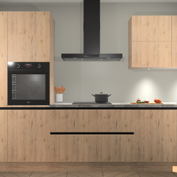 Madera Natuur greeploze keuken Parijs 98931