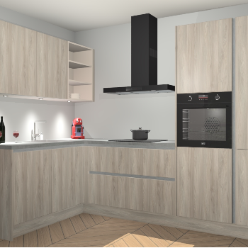 Olm greeploze keuken Cognac 99738