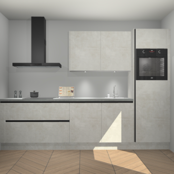 Beton Opaal greeploze keuken Havana 100444