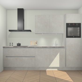 Beton Opaal greeploze keuken Havana 100463