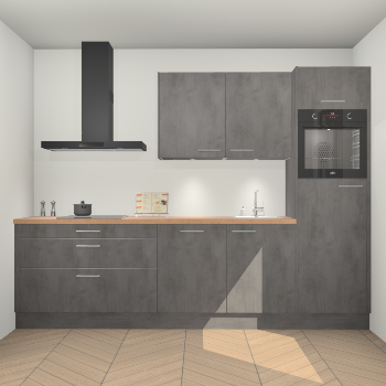 Beton Antraciet keuken Havana 100763