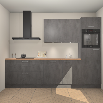 Beton Antraciet keuken Havana 100764