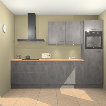 Beton Antraciet keuken Havana 100767