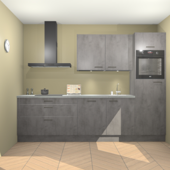 Beton Antraciet keuken Havana 100774