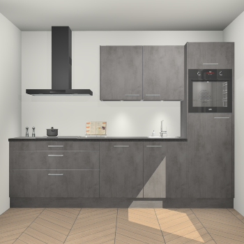 Beton Antraciet keuken Havana 100776