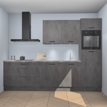 Beton Antraciet keuken Havana 100802
